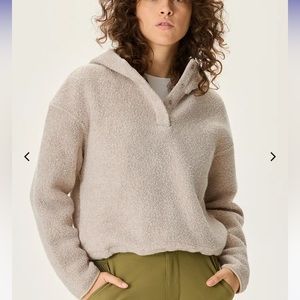 Outdoor Voices MegaFleece wool Cropped Pullover